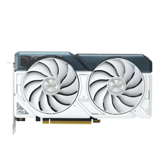 Tarjeta de Video ASUS DUAL Nvidia GeForce RTX 4060 TI / 8GB OC / DDR6 / DLSS 3 / PCI Express 4.0 / 128 bit / DP x3 / HDMI x1 / White / DUAL-RTX4060TI-O8G-WHITE