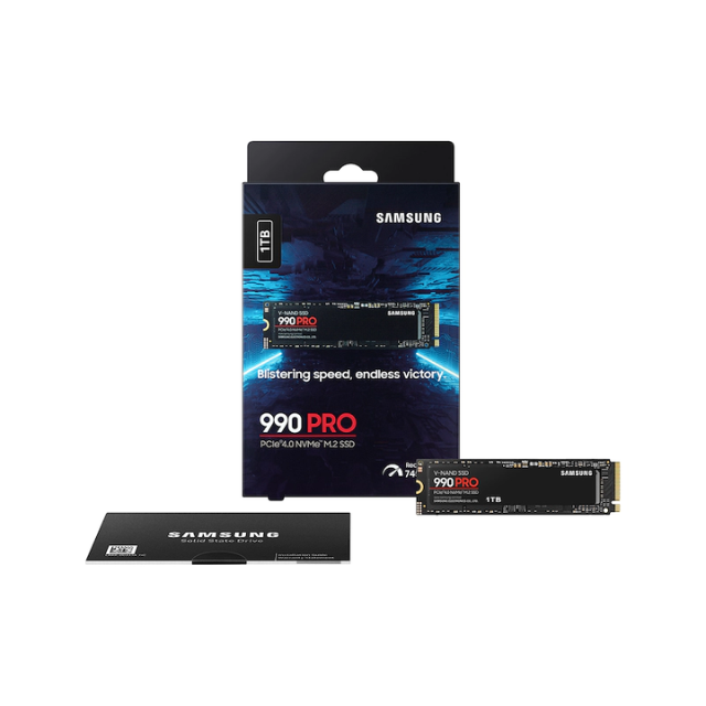 Unidad de Estado Sólido Samsung 990 PRO NVMe M.2 PCIe 4.0, 1TB / 7450MB/s / MZ-V9P1T0B/AM