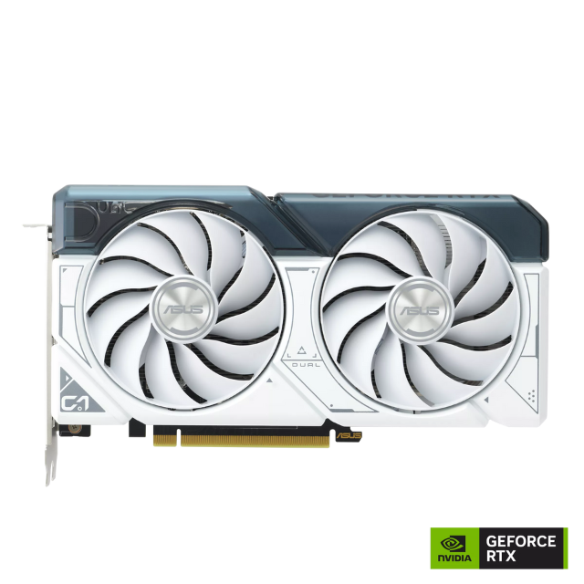 Tarjeta de Video ASUS Dual GeForce RTX™ 4060 White OC Edition 8GB GDDR6 / PCI Express 4.0 / 128-bit / 3072 Cuda Core