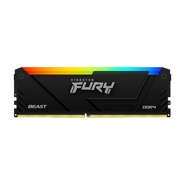 Memoria RAM Kingston FURY Beast RGB DDR4 / 16GB / 3200MT/s / Non-ECC / XMP / KF432C16BB2A/16 /