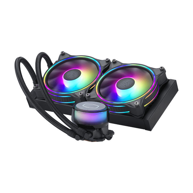 Sistema de Enfriamiento Liquido AIO Cooler Master Masterliquid ML240 Illusion / RGB / 240mm / Intel y AMD / MLX-D24M-A18P2-R1