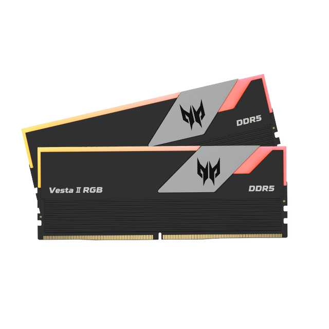 Memoria RAM Acer Vesta II RGB DDR5 / 6000MHz / 64GB (2x32GB) / ECC / CL30 / XMP / BL.9BWWR.334