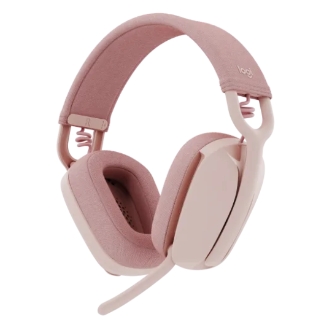 Audífonos con Micrófono Logitech Zone Vibe 100 / Bluetooth / Inalámbrico / Rosa / 981-001223