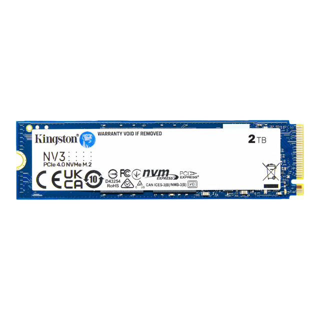 Unidad de Estado Sólido SSD Kingston SNV3S NVMe / 2TB / PCI Express 4.0 / M.2 / SNV3S/2000G