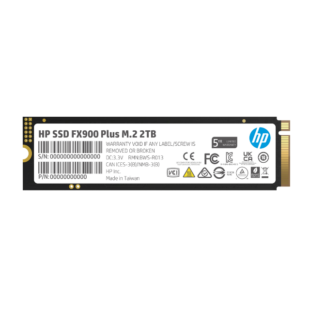 Unidad de Estado Solido SSD 2TB HP FX900 Plus / NVME / PC / Laptop