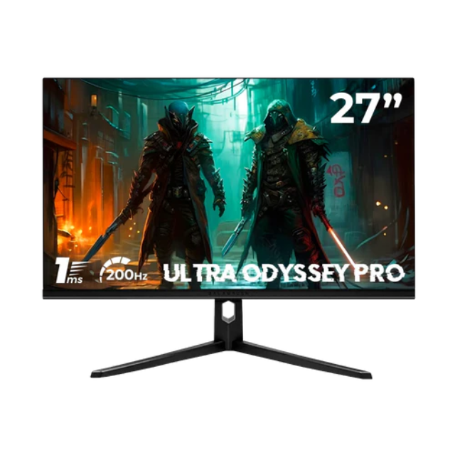 Monitor Gamer Ultra Odyssey Pro MGP27P / 27 Pulgadas / Fast IPS panel / Plano / 200HZ / 1MS / Freesync / HDMI / DP