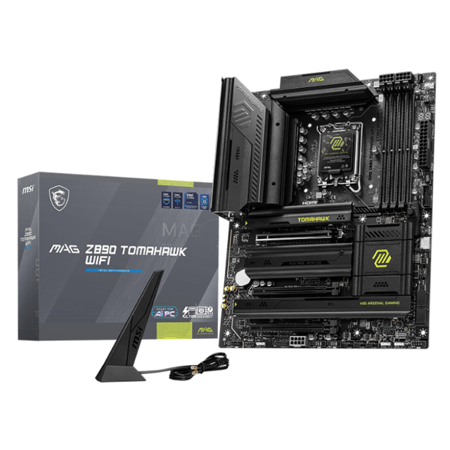 Tarjeta Madre MAG Z890 TOMAHAWK WIFI / ATX / LGA 1851 / DDR5 / 9200+MT/s OC / 1xPCIe 5.0 x16 / Intel® Core™ Ultra Series Ready / M.2 Gen5 / 5G LAN / Wi-Fi 7 / MAG Z890 TOMAHAWK WIFI