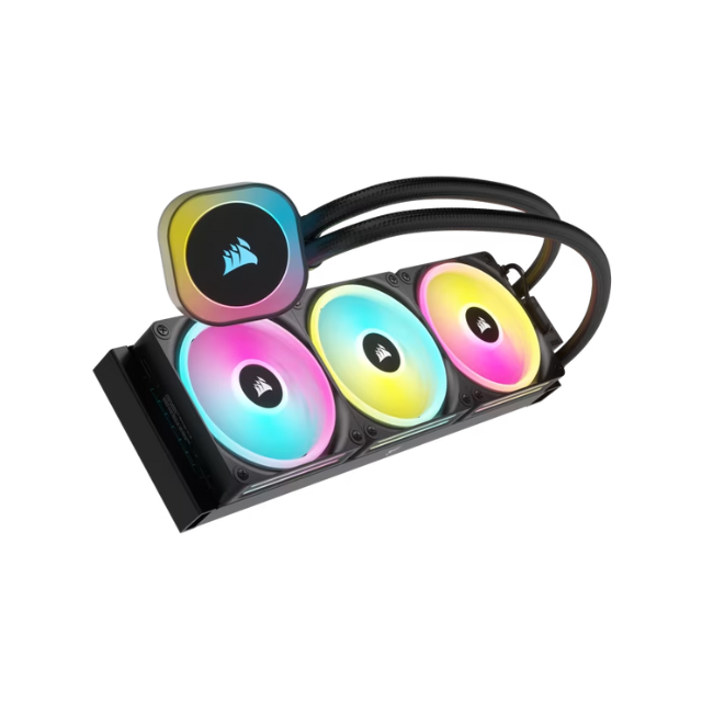 Enfriamiento Líquido Corsair iCUE Link H150i RGB AIO / 3x120mm / 480-2400RPM / Negro / CW-9061003-WW