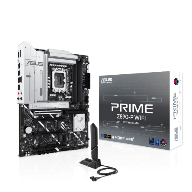 Tarjeta Madre ASUS PRIME Z890-P / ATX / LGA1851 / Intel Z890 / Intel Intel® Core™ Ultra Series Ready / Up to 192GB DDR5 / HDMI/DP / PRIME Z890-P WIFI 