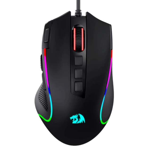 Mouse Gamer Redragon Predator M612 RGB / alámbrico / Negro / 5 modos de Retroiluminación / M612-RGB