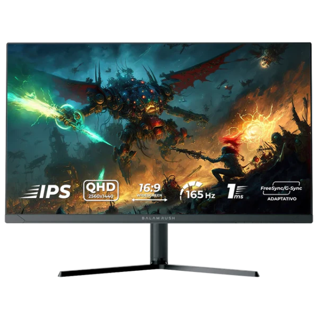 Monitor Gamer Balam Rush Ultra Explorer MXT32P LED 32", 2560x1440 Quad HD, G-Sync/FreeSync, 165Hz, HDMI/DisplayPort, Bocinas Integradas, Negro
