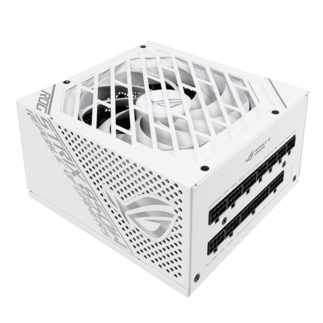Fuente de poder Asus ROG Strix 850W WHITE / 80 Plus Gold Full Modular / ROG-STRIX-850W-WHITE 