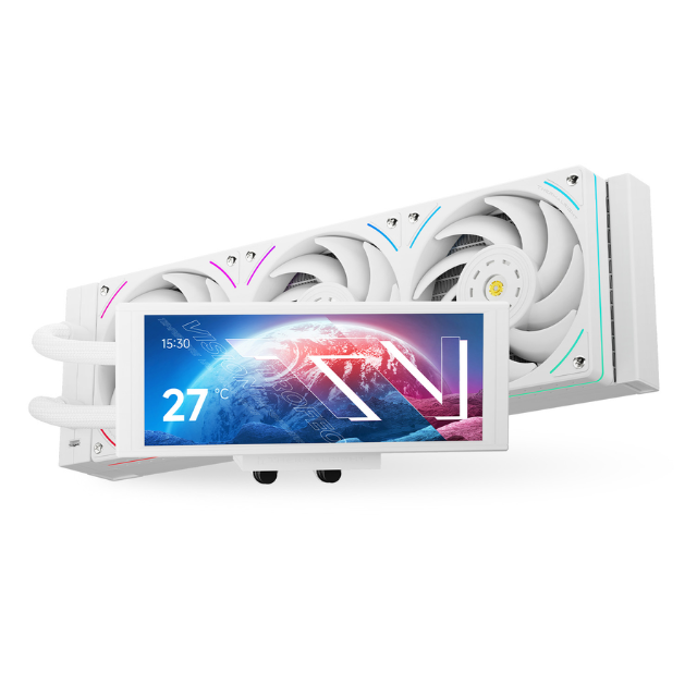 Enfriamiento Liquido Thermalright Trofeo Vision 360 ARGB WHITE / AMD / INTEL /  Pantalla 6.86 pulgadas  1280x480 