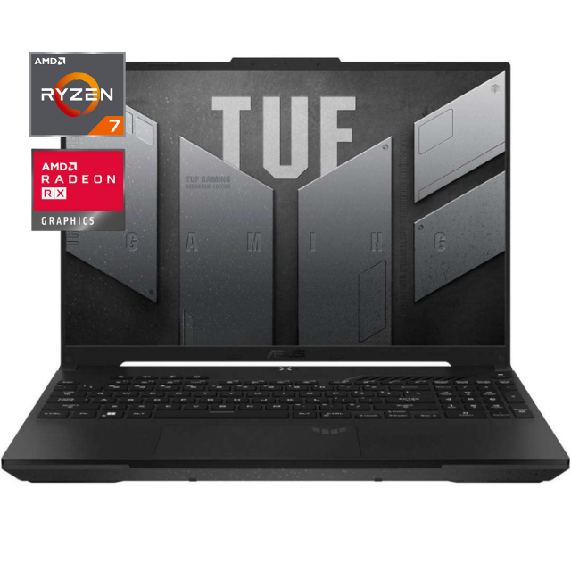 Laptop Asus Tuf A16 / AMD Ryzen 7 773HS / Radeon RX 7700S / 16GB RAM / 512GB SSD / W11 / Promocion