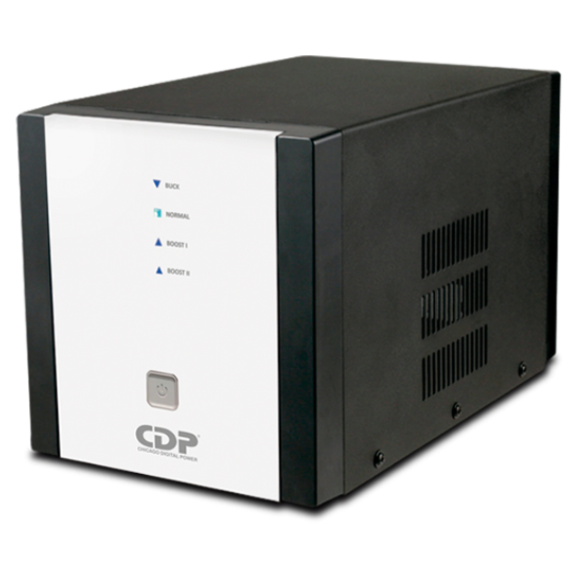 Regulador CDP 3008, 1.5kW, 3.000VA, Entrada 95 - 150V, Salida 120V, 8 Salidas