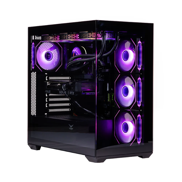 Gabinete Naceb Nebula / Cristal Templado / ATX / Negro / 3 Ventiladores Preinstalados / Led ARGB / USB 3.0 / Black / NA-0637N