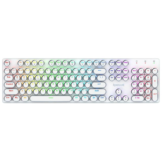 Teclado Mecánico Redragon FARE PRO/ BLANCO/ MECANICO/ INALAMBRICO/ K710