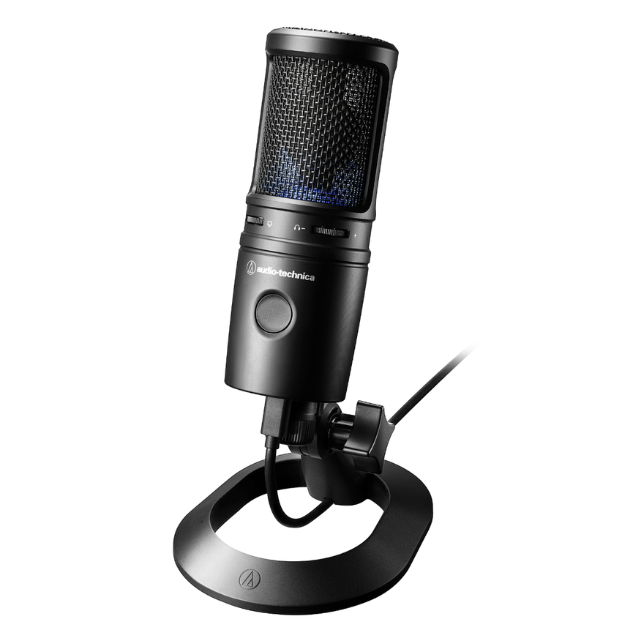 Audio-Technica AT2020USB-X Micrófono USB de Condensador cardioide, Negro