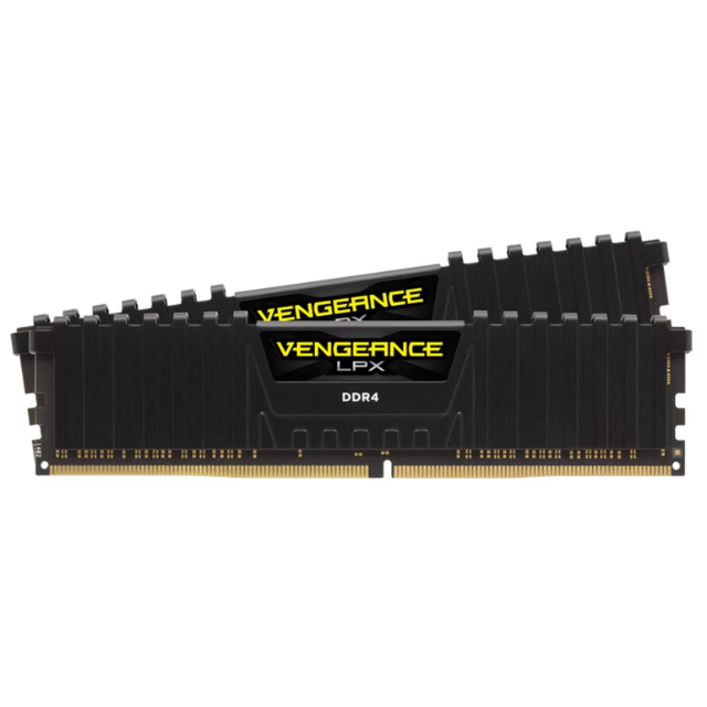 Memoria RAM DDR4 32GB 3200MHz CORSAIR VENGEANCE LPX 2x16GB Negro CMK32GX4M2E3200C16
