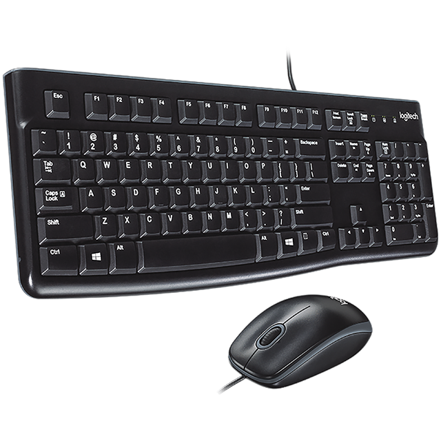 Kit de Teclado y Mouse Alambrico Logitech MK120 Español / 920-004428