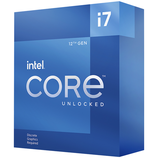Procesador Intel Core i7-12700KF 5GHz / 8 Nucleos Alto Rendimiento / 4 Nucleos Alta Eficiencia / 20 Threads / Socket LGA1700 - Intel 12TH Generación / REQUIERE DISIPADOR - REQUIERE TARJETA DE VIDEO / BX8071512700KF