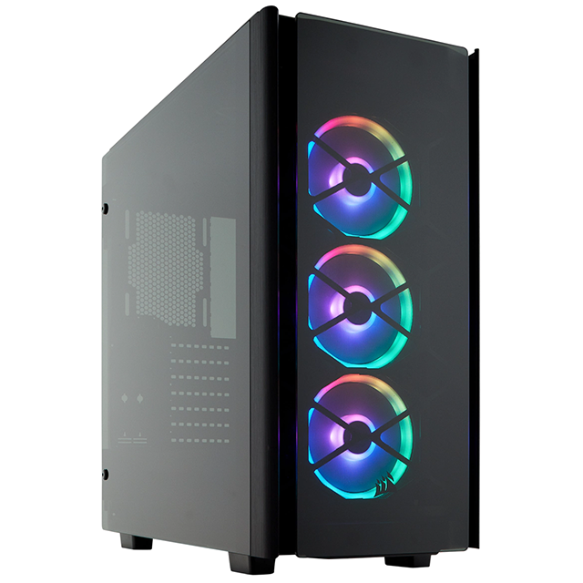 Gabinete Corsair Obsidian 500D RGB SE Premium Negro / Cristal Templado / USB 3.0 / Audio HD / Incluye 3 Ventiladores RGB de 120mm Frontales / CC-9011139-WW