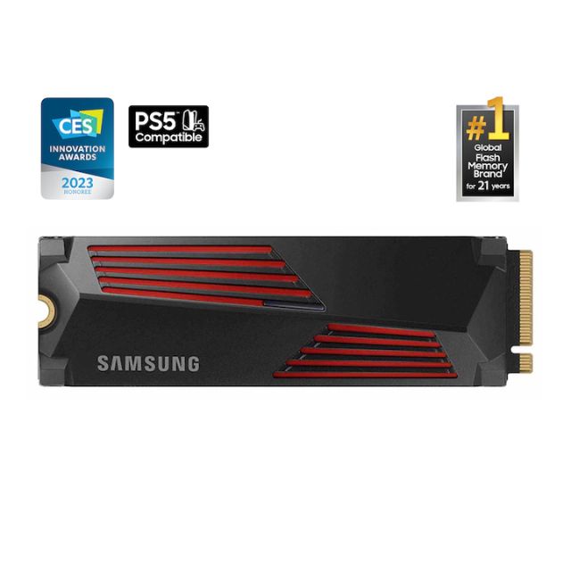 Unidad de Estado Sólido SSD 990 PRO con disipador de calor PCIe 4.0 NVMe™ SSD de 2 TB