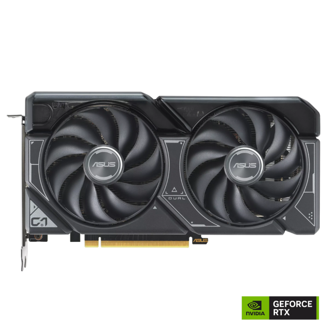 Tarjeta de Video GeForce RTX 4060 TI ASUS DUAL OC 8GB / Doble Ventilador / 128-bit / GDDR6 / DUAL-RTX4060TI-O8G-EVO