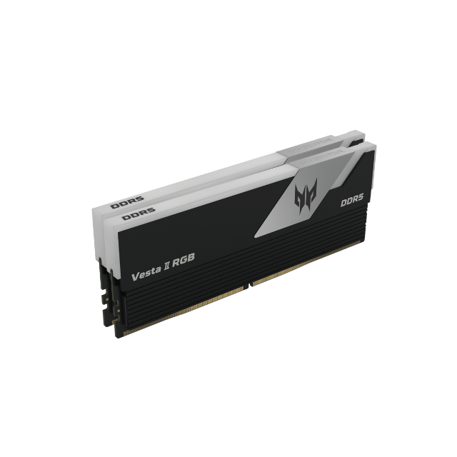 Memoria RAM Acer Vesta II RGB DDR5 / 6000MHz / 32GB (2x16GB) / ECC / CL32 / XMP / BL.9BWWR.378