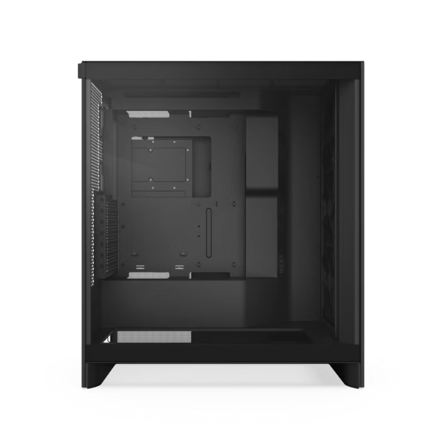 Gabinete NZXT H7 FLOW Negro / Versión 2024 / Cristal Templado / ATX / Sin Fuente / USB Tipo C / 3 Ventiladores 120mm Instalados / CM-H72FB-01