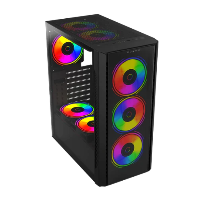 Gabinete Gamer BALAM RUSH Dragonfly II Crystal GM745 / ATX / 4 Fan / Cristal Templado / BR-935968