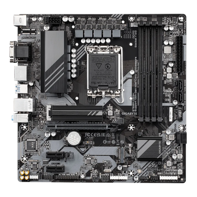 Tarjeta Madre Gigabyte B760M DS3H / Micro-ATX / DDR5 / Socket LGA 1700 / Intel B760 Express / HDMI / Up To 128GB DDR5