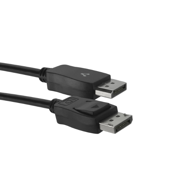 Cable Display Port / 2 metros / 4K / alta velocidad / recubrimiento de TPE / 32Gbps / negro