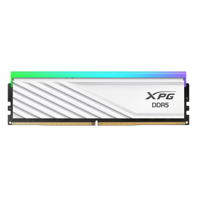 Memoria RAM XPG Lancer Blade RGB DDR5 / 6000MHz / 16GB / Non-ECC / CL48 / XMP / Blanca / AX5U6000C4816G-SLABRWH