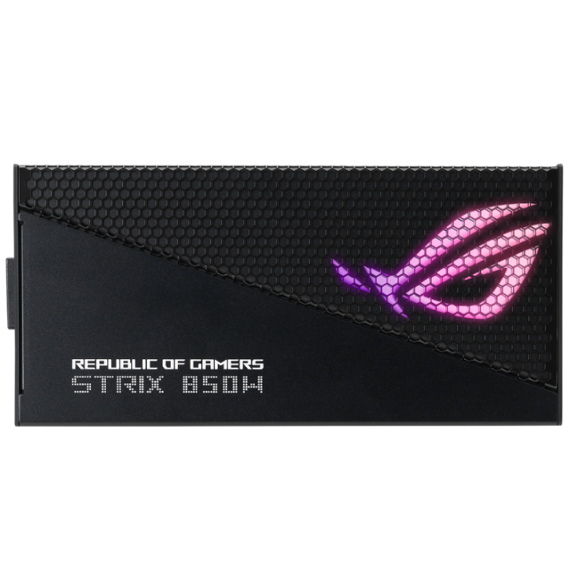 Fuente de Poder ASUS ROG Strix Gold Aura Edition 80+ Gold / 20+4 pin ATX / 135mm / 850W / ROG-STRIX-850G-AURA-GAMING