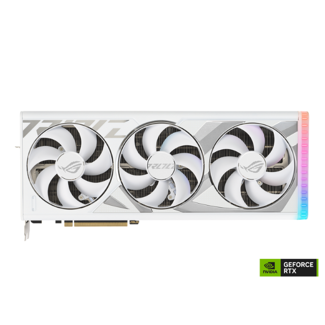 Tarjeta de Video Asus ROG Strix GeForce RTX 4090 OC Edition / ROG-STRIX-RTX4090-O24G-GAMING / Nueva arquitectura Nvidia RTX 4000 / PCIe 4.0 / 24GB GDDR6X / HDMI/ DP / ROG-STRIX-RTX4090-O24G-WHITE 