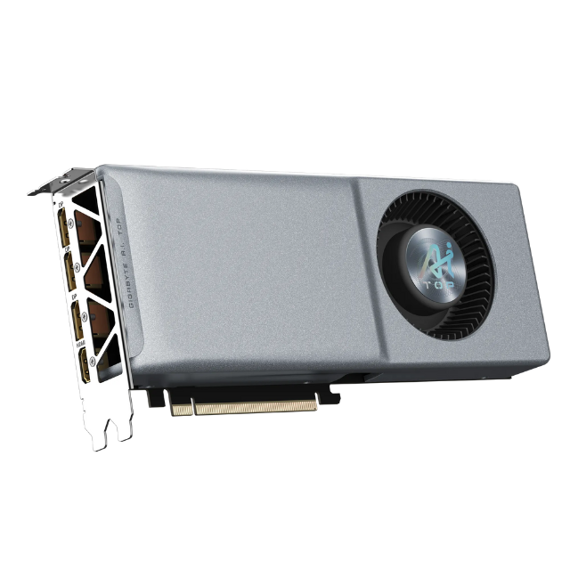 Tarjeta de video Nvidia Gigabyte AI TOP RTX 4070 Ti Super / 16GB GDDR6X / DLSS 3 / Ray Tracing / Reflex /Studio / GV-N407TSAI TOP-16GD