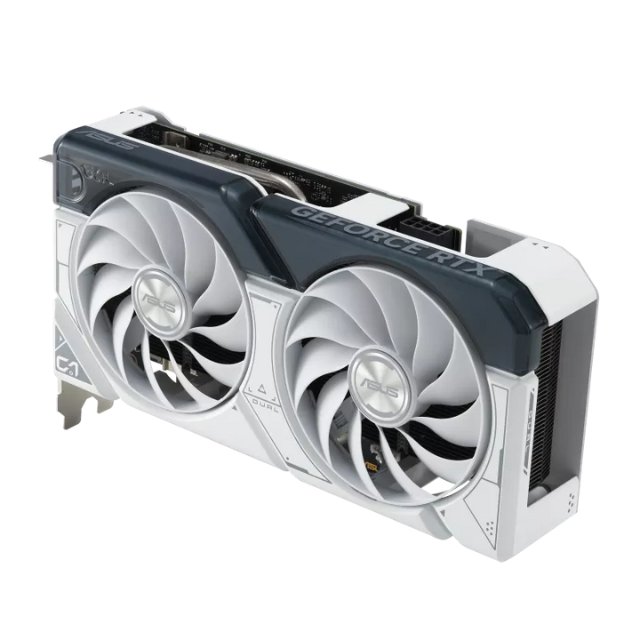 Tarjeta de Video ASUS DUAL Nvidia GeForce RTX 4060 TI / 8GB OC / DDR6 / DLSS 3 / PCI Express 4.0 / 128 bit / DP x3 / HDMI x1 / White / DUAL-RTX4060TI-O8G-WHITE