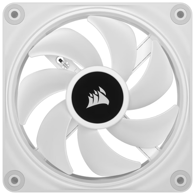 Kit 3 Ventiladores Corsair iCUE Link QX120 RGB / 120mm / 480-2400RPM / Blanco / 3 Ventiladores / CO-9051006-WW