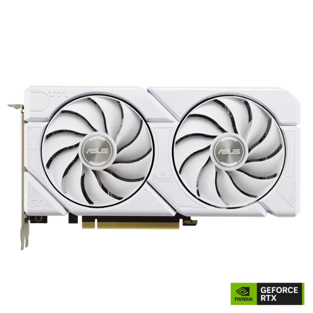 Tarjeta de Video ASUS NVIDIA Dual GeForce RTX 4060 EVO 8GB OC WHITE / 8GB 128-bit GDDR6 / 2535MHz Boost Clock / PCI Express 4 / DUAL-RTX4060-O8G-EVO-WHITE