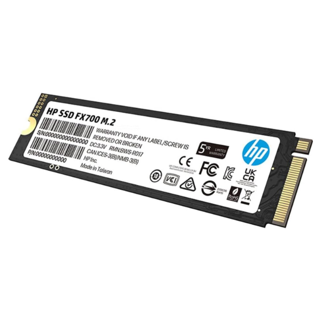 Unidad de Estado Solido HP M.2 modelo FX700 PCIe NVMe de 512GB  6300MB/s- 3100MB/s 8U2N1AA Gen4