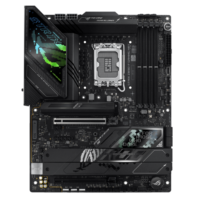 Tarjeta Madre ASUS ROG Strix Z890-F Gaming WiFi / ATX / LGA1851 / 16+1+2+2 etapas de Potencia / DDR5 / PCIe 5.0 / Intel Core Ultra Series 2 Ready / 5x Ranuras M.2 / ROG STRIX Z890-F GAMING WIFI 