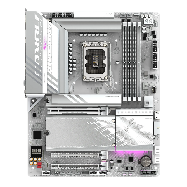 Tarjeta Madre AORUS Z890 AORUS ELITE WIFI7 ICE / ATX / LGA1851 / Intel Z890 / Up to 256GB DDR5 / HDMI/DP / Intel® Core™ Ultra Series 2 Ready / HDMI/DP / Z890 AORUS ELITE WIFI7 ICE 