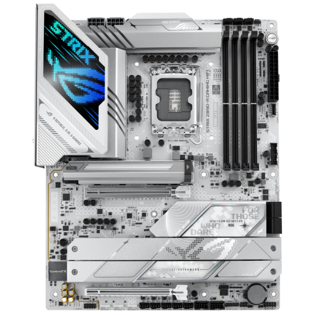 Tarjeta Madre ASUS ROG Strix Z890-A Gaming WiFi / LGA1851 / ATX / Intel® Core™ Ultra Series 2 Ready / DDR5 / WiFi 7 / 5XM.2 / Thunderbolt™ 4 / AI avanzado listo para PC / ROG STRIX Z890-A GAMING WIFI 