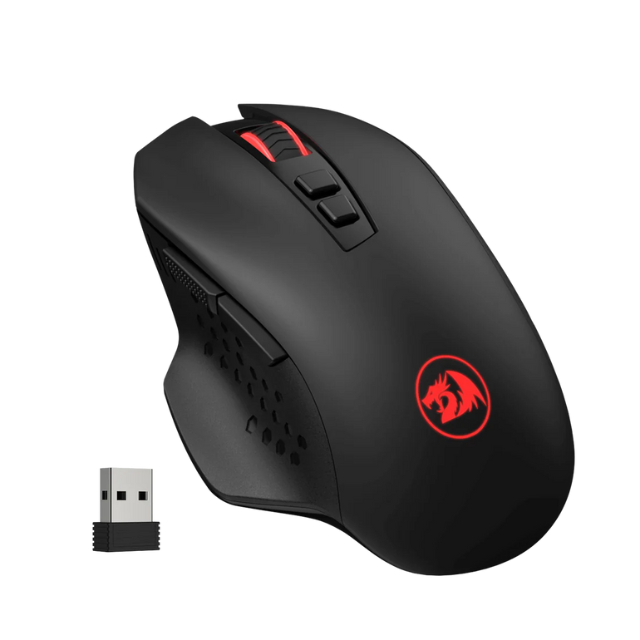 Mouse Gamer Redragon Gainer Wireless M656 / Inalámbrico / Negro / 5 Niveles de DPI Ajustables / M656