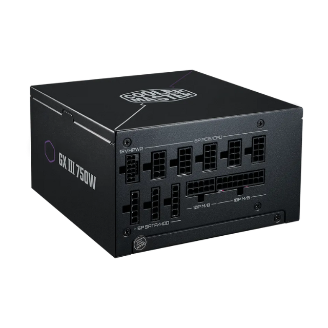 Fuente de Poder Cooler Master GX III / 750W 80+ Gold / Modular / ATX 24 Pin Connectors / MPX-7503-AFAG-BUS
