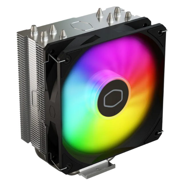 DISIPADOR COOLER MASTER HYPER 420S 120MM ARGB LGA 1700 AM5 NEGRO RR-S4NA-17PA-KR 11M