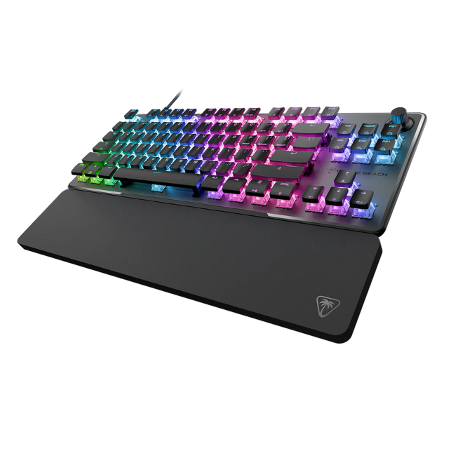 Turtle Beach Vulcan II TKL Pro Teclado mecánico magnético para Juegos RGB – Interruptores analógicos de Efecto salón, accionamiento Ajustable, Disparador rápido, Teclas Intercambiables