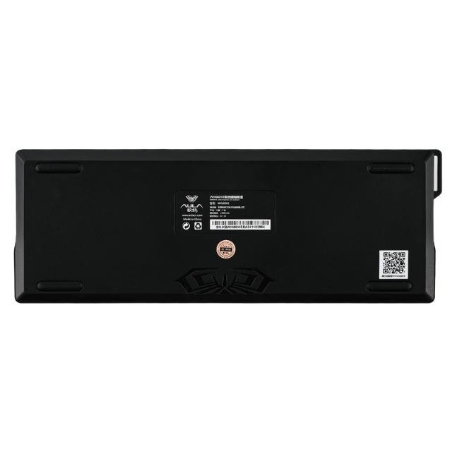 Teclado Gamer Aula WIN60 HE / Teclado Magnético Con Cable / 60% / Ajustable / Frecuencia de Sondeo de 8000 Hz / Interruptores de Efecto Hall / Hot-Swap / Negro