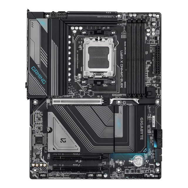 GIGABYTE X870 Gaming X WIFI7 AMD AM5 LGA 1718 Placa Base, ATX, DDR5, 3X M.2, PCIe 5.0, USB4, WIFI7, LAN de 2.5GbE, Cierre EZ